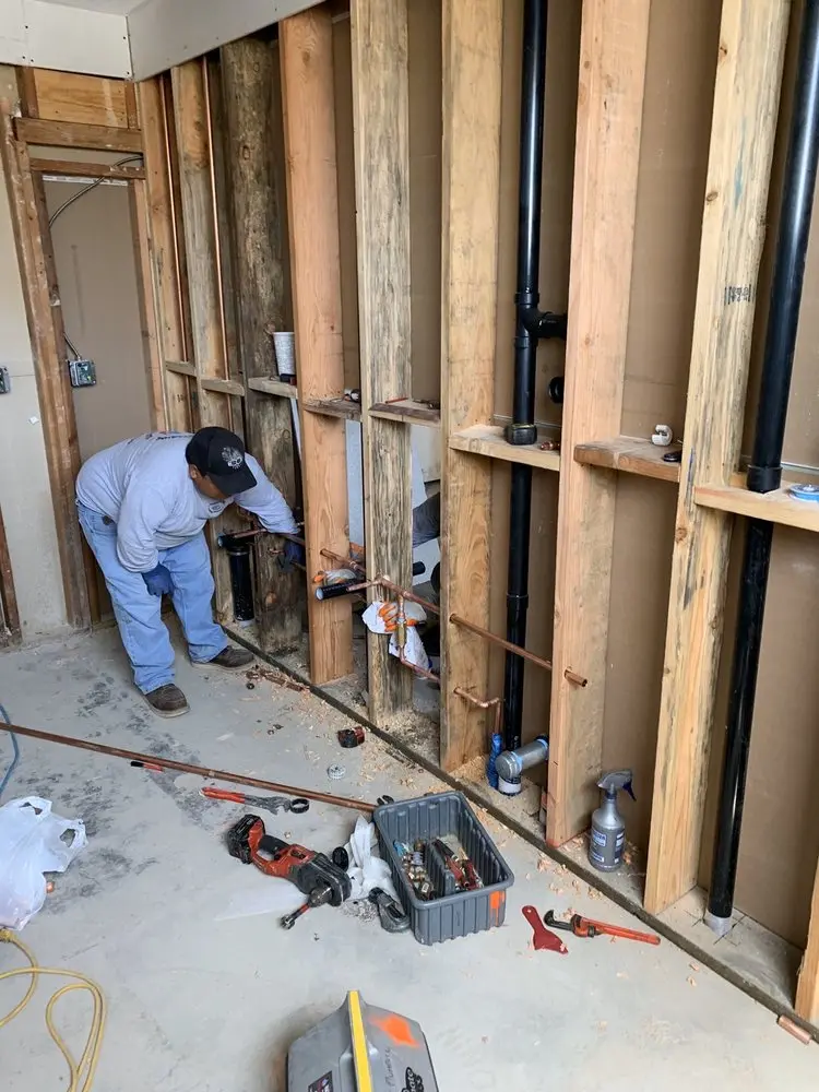 Commercial rough-in plumbing for Gas Line Repair in Flatbrookville